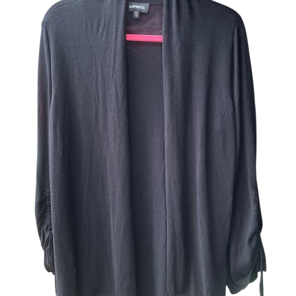 Express Black Cardigan Sweater Versatile Knit